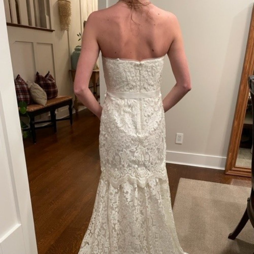 Beautiful White Dress worn once for photo shoot....